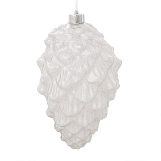 RJL995B Gran Esfera Piña Blanco Frost 30 Cm.