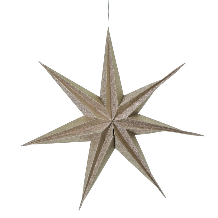 SA171C Estrella Origami Champaña 40 cm.