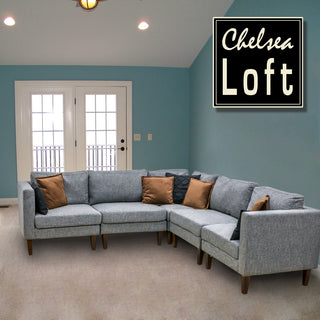 UN06SGO Sillón Soft Lounge Gris Oxford Respaldo Relleno de Plumas 85x85x90 cm.