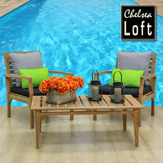 TGF317 Mesa De Centro Tahití De Teca Fina 120cm.(L) x45cm.(P) x60cm.(A)