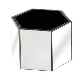 TGD7072 Caja Espejo Hexagonal Mediana 12(L)x11(P)x9(A) cm.