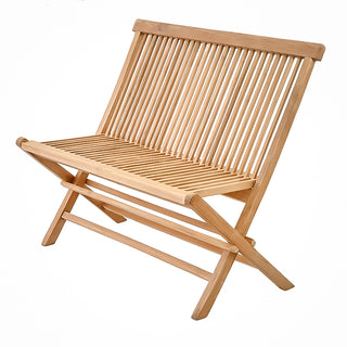 TGF024 Banca Jakarta Plegable de Teca Fina 100cm.(L) x60cm.(P) x90cm.(A)
