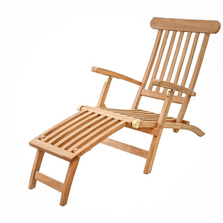 TGF033 Camastro Tahití Plegable de Teca Fina 60cm.(L) x162cm.(P) x86cm.(A)
