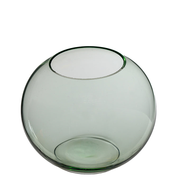 WL1222V   Portacirio Bubble Verde 8 cm