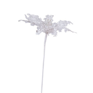 XH061B Noche Buena Encaje Blanca Chica 20x50 cm .