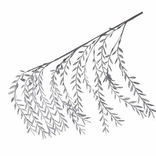 XH761P Follaje Cascada Frost Plata 105 cm