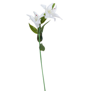 YD071B Rama Arreglo Lilys Blanca 80 cm.