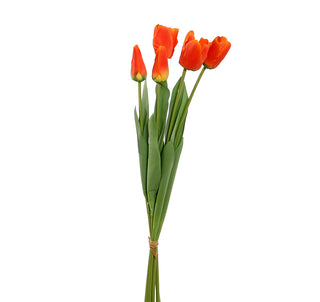 YD33M Ramo Tulipanes Mandarina Realtouch