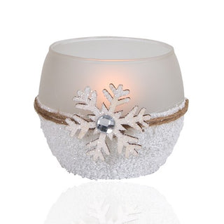 YQ114 Portacirio Esfera Blizzard 7 cm .