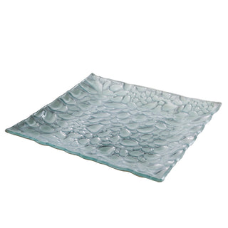YQ345-1 Plato Pebbles Plata 19.8 cm.