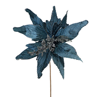 YS2144 Nochebuena Azul Con Plata 33(D)x60(A) Cm.