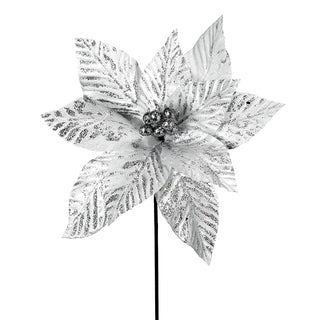 YS2222 Nochebuena Plata Frost 34(D)X65(A) Cm.