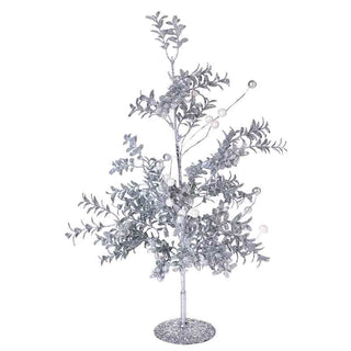 YS9217P Arbolito Decorativo Plata Frost Grande 45(D) cm.