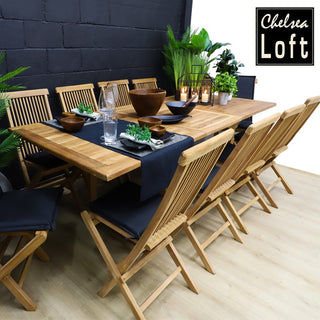 TGF001 Silla Jakarta Plegable de Teca Fina 47cm.(L) x43cm.(P) x89cm.(A)