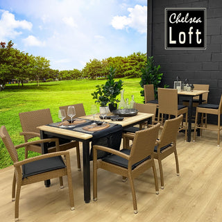 TGF257 Cubierta Rectangular Teca 80x140 cm.