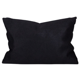 KC35GNE Cojín Negro Gamuza Sintética 35x50 cm Relleno plumas