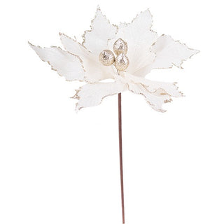 XH778C Flor Yute Crema/Oro 22x40 cm