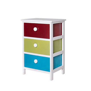 LIH283 Cajonera Colores 3 Cajones 40x29x58 cm.