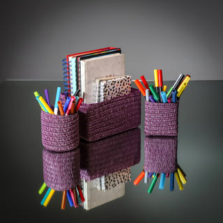 LX031PU Organizador Kids Purple Set de 3. 20x13x11 cm.