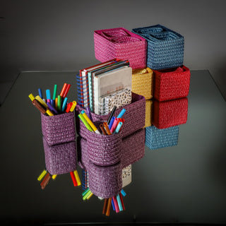 LX031PU Organizador Kids Purple Set de 3. 20x13x11 cm.